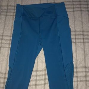 Teal/blue Lululemon leggings size 6